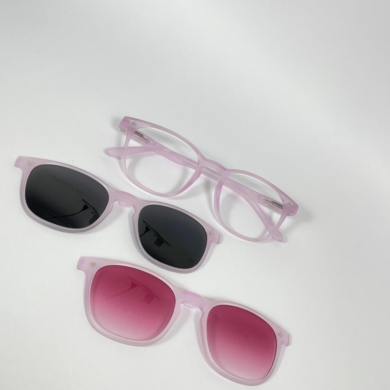 Round Clip-On Polarized Glasses