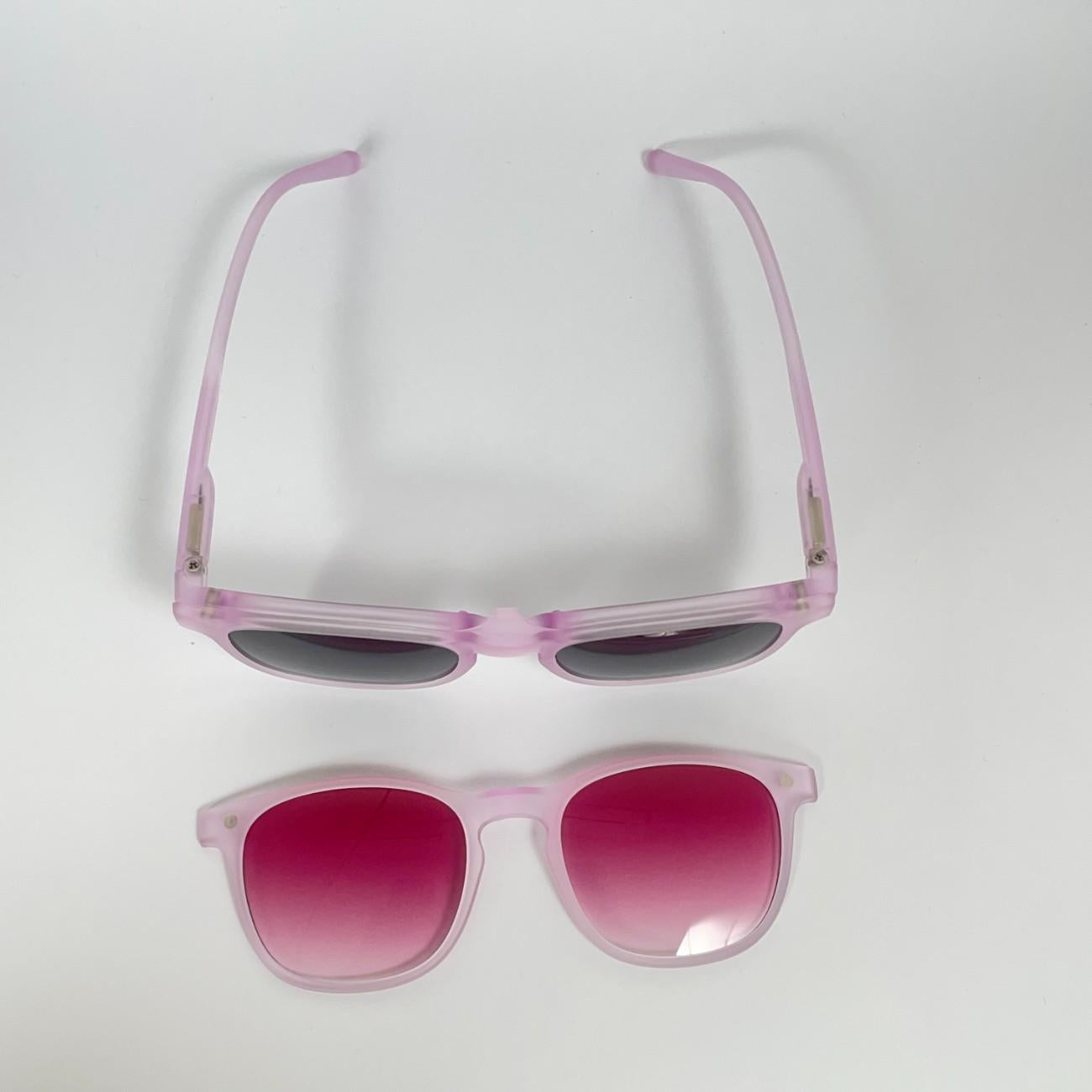 Round Clip-On Polarized Glasses