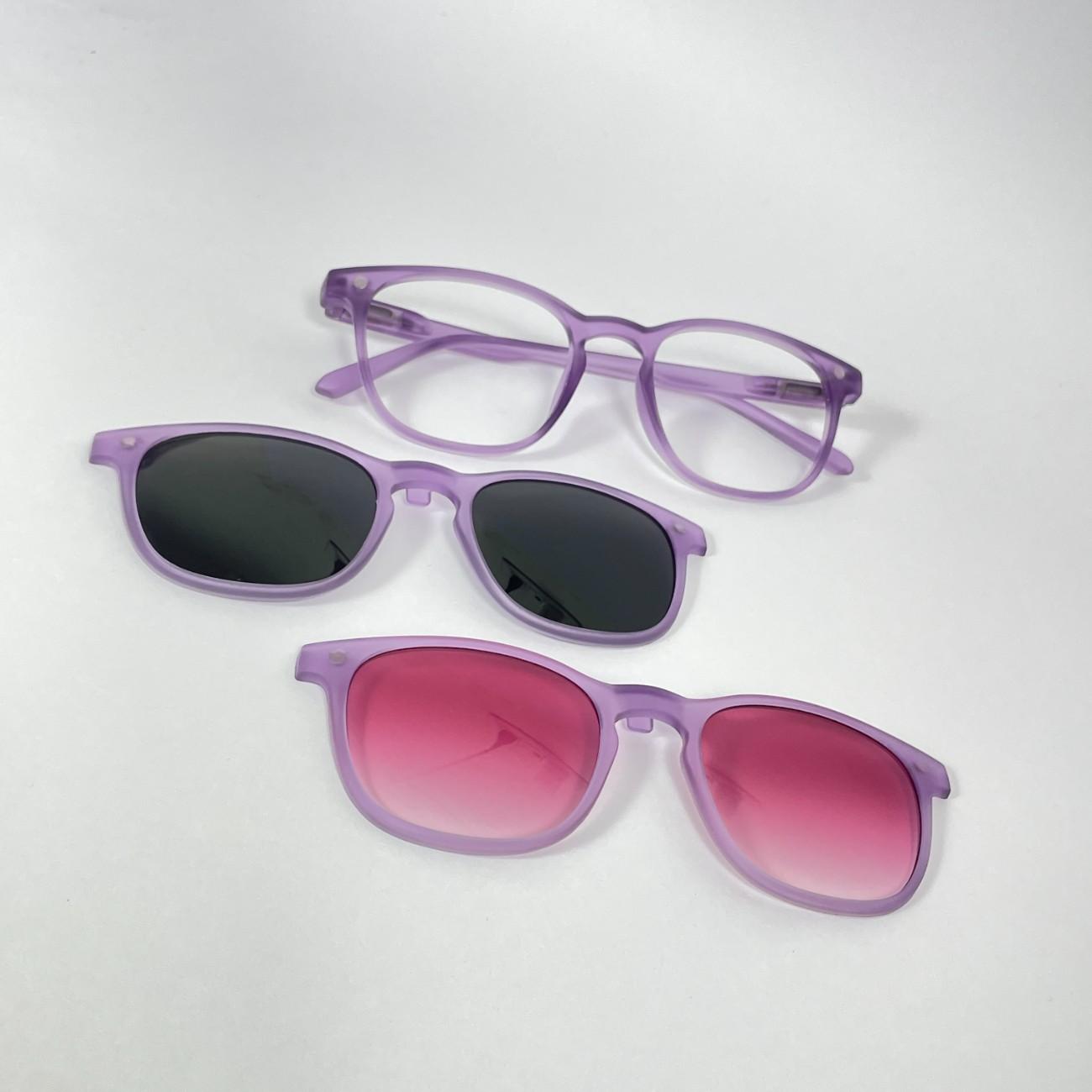 Round Clip-On Polarized Glasses