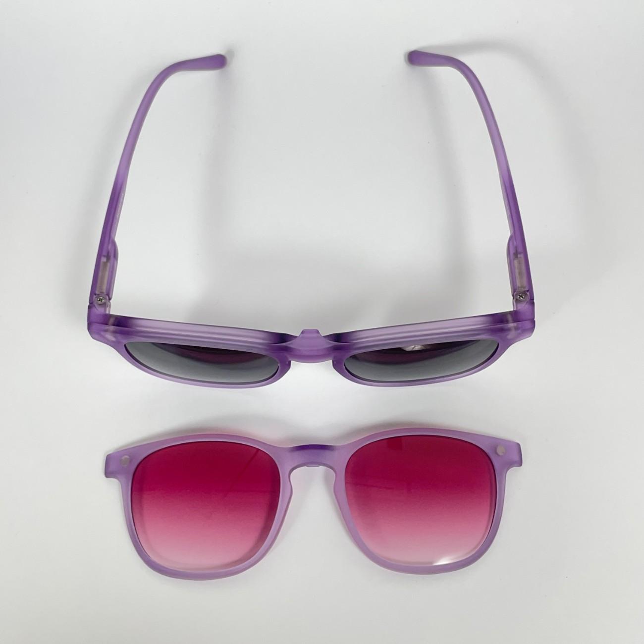 Round Clip-On Polarized Glasses