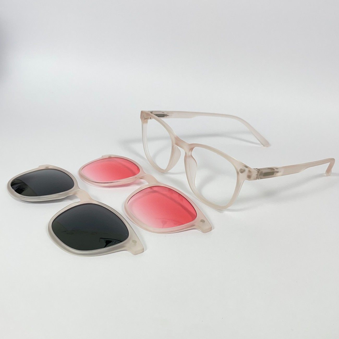 Round Clip-On Polarized Glasses