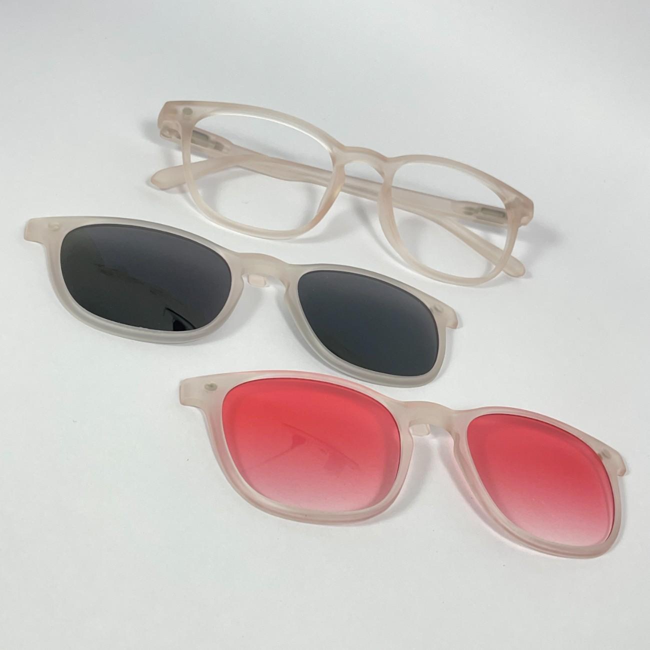 Round Clip-On Polarized Glasses