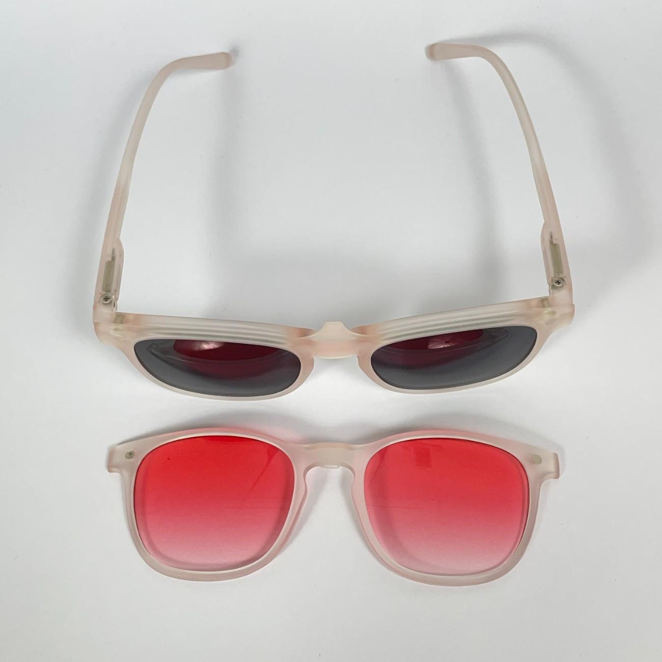 Round Clip-On Polarized Glasses