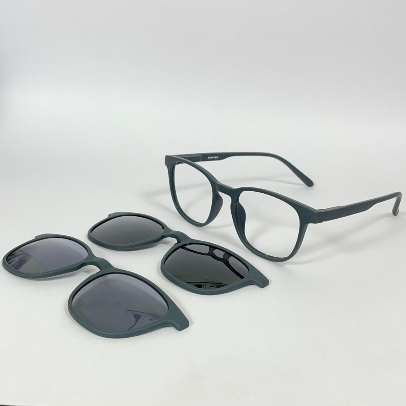 Round Clip-On Polarized Glasses