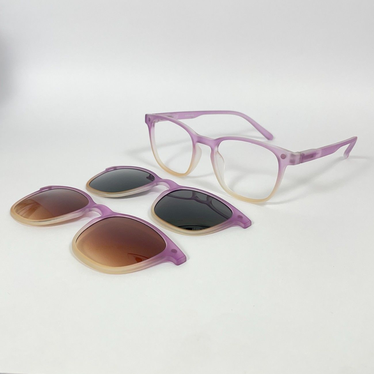 Round Clip-On Polarized Glasses