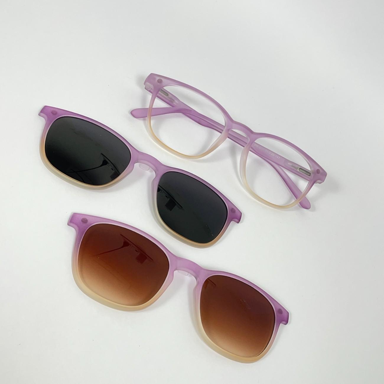 Round Clip-On Polarized Glasses