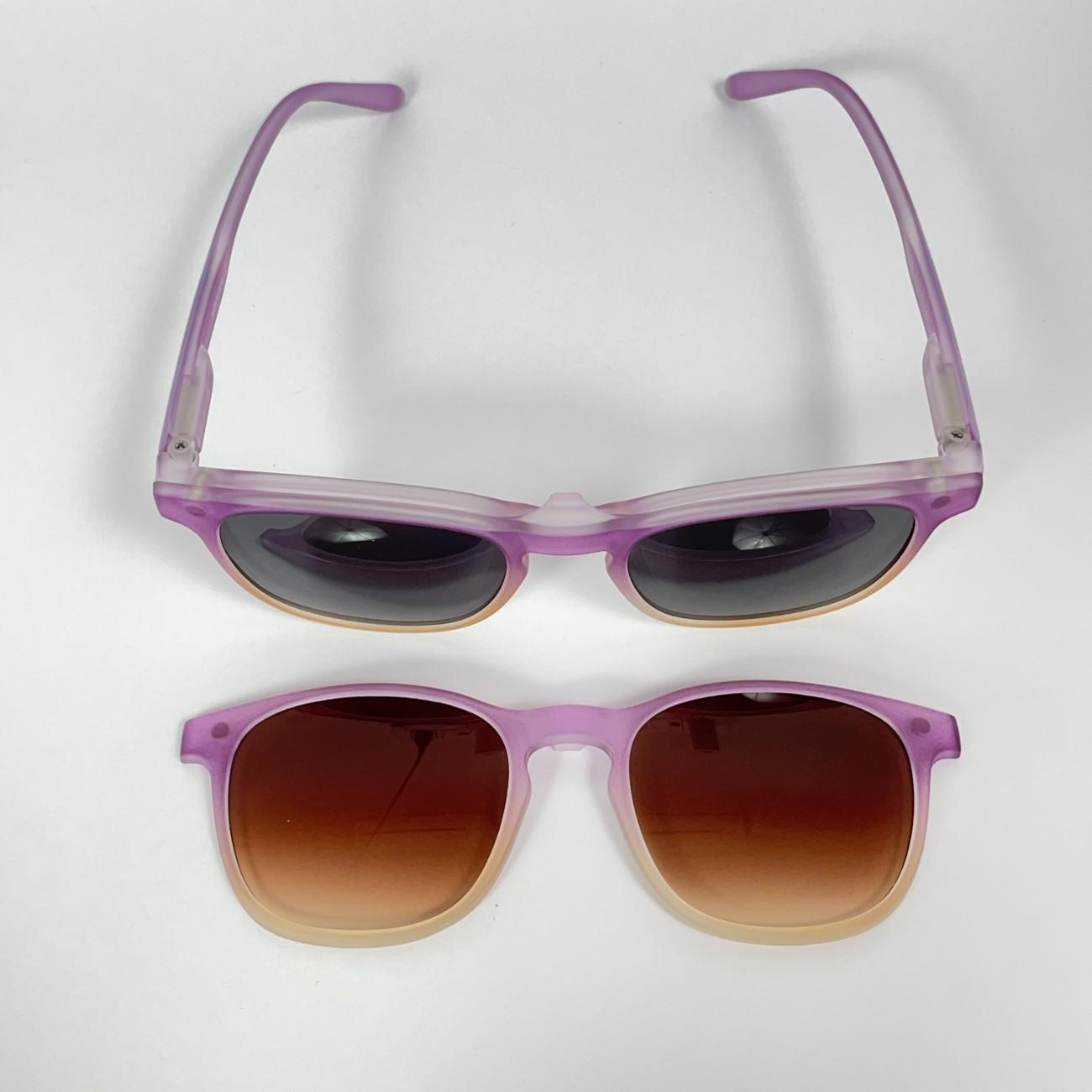 Round Clip-On Polarized Glasses