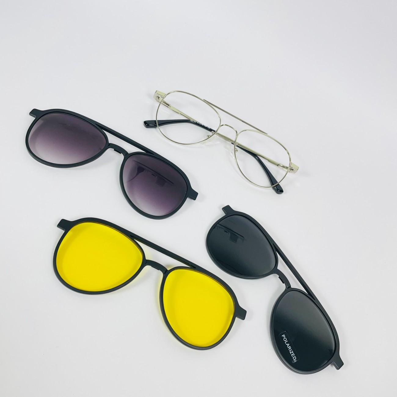 Aviator Clip-on Polarized Glasses