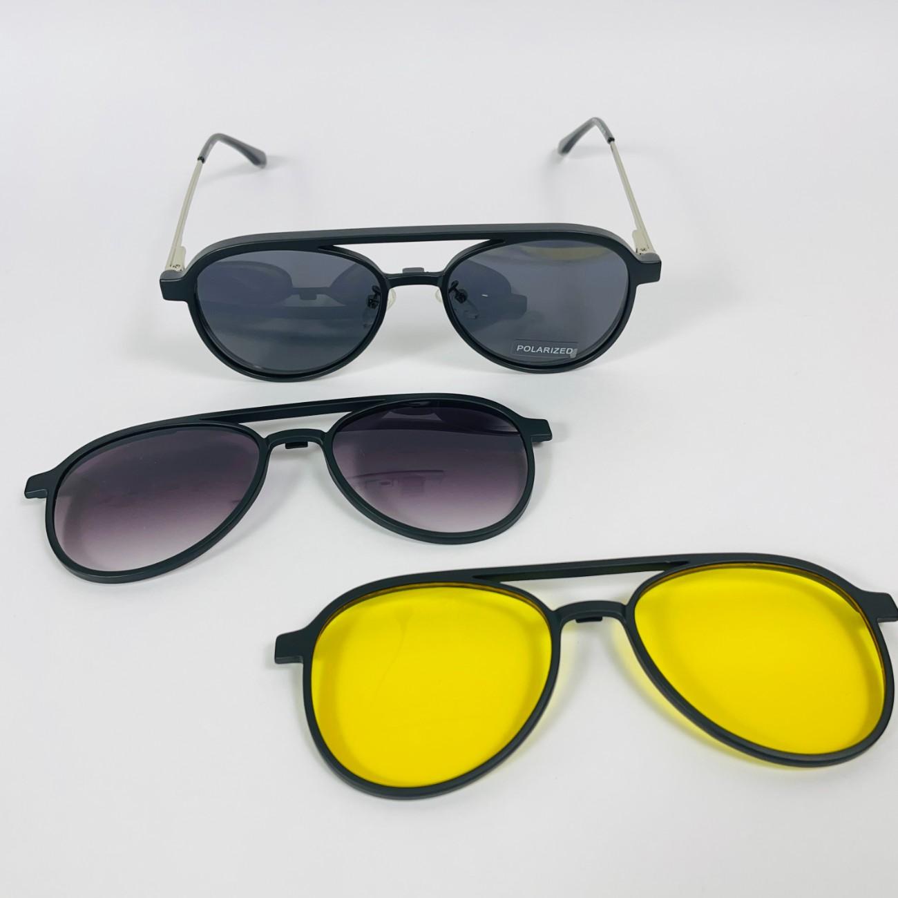 Aviator Clip-on Polarized Glasses