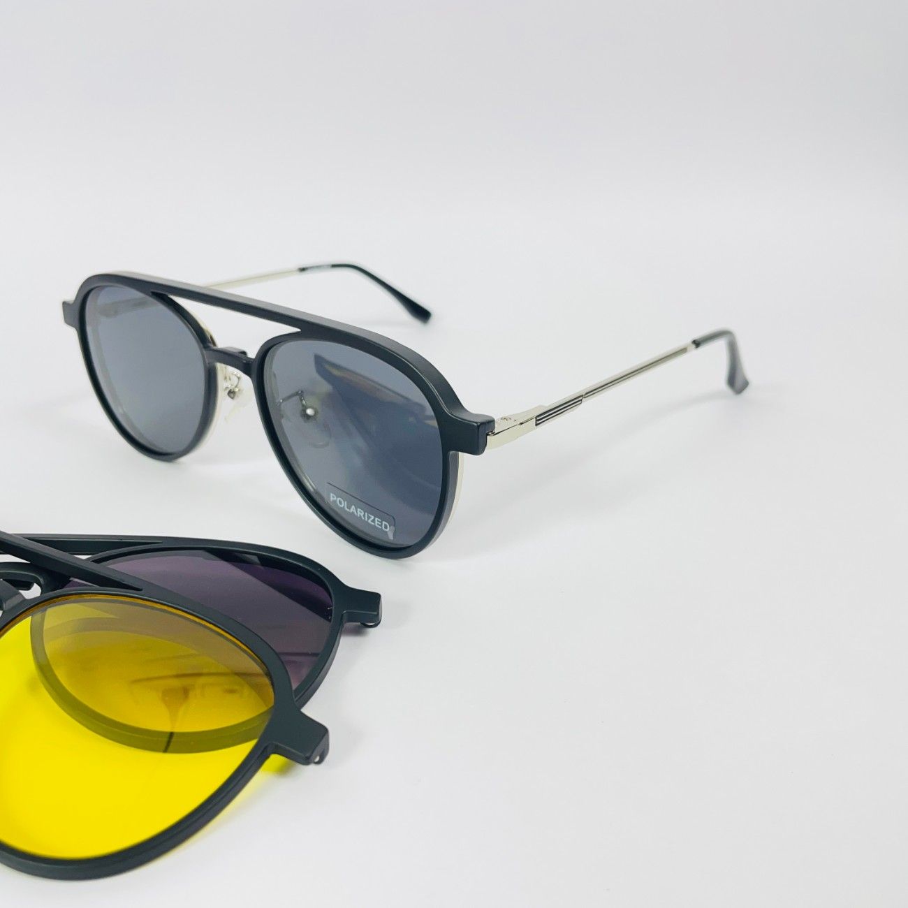 Aviator Clip-on Polarized Glasses