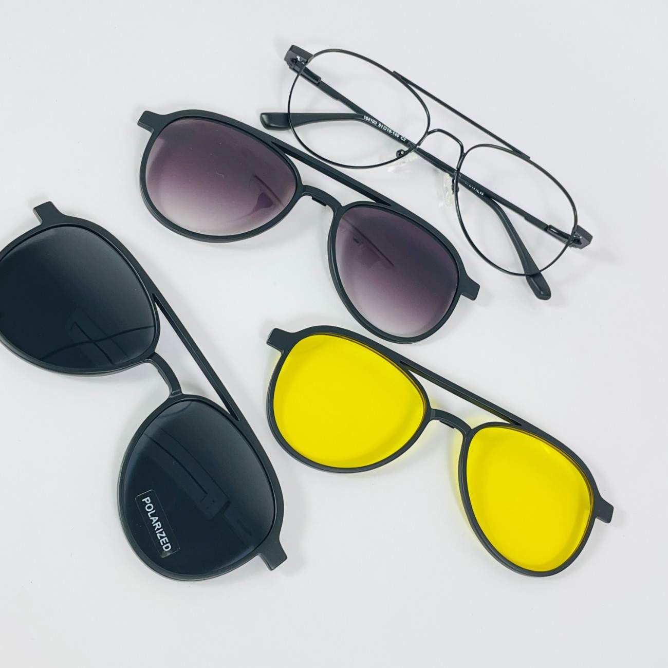 Aviator Clip-on Polarized Glasses