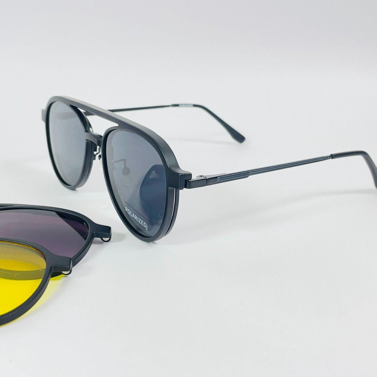 Aviator Clip-on Polarized Glasses