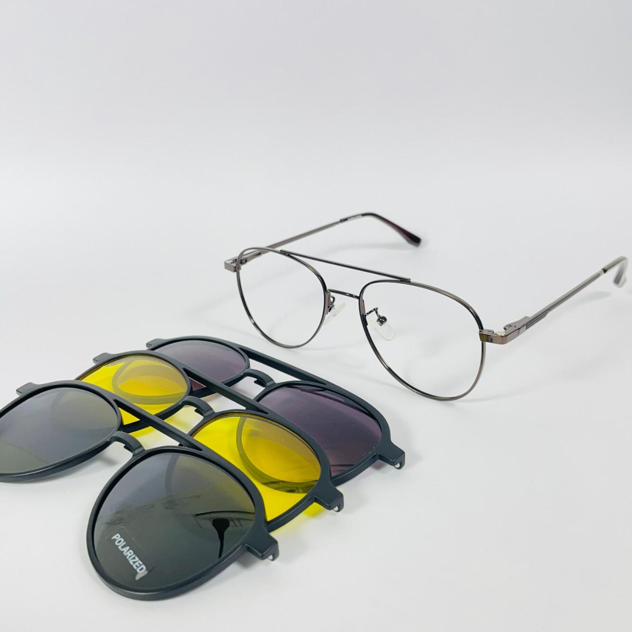 Aviator Clip-on Polarized Glasses
