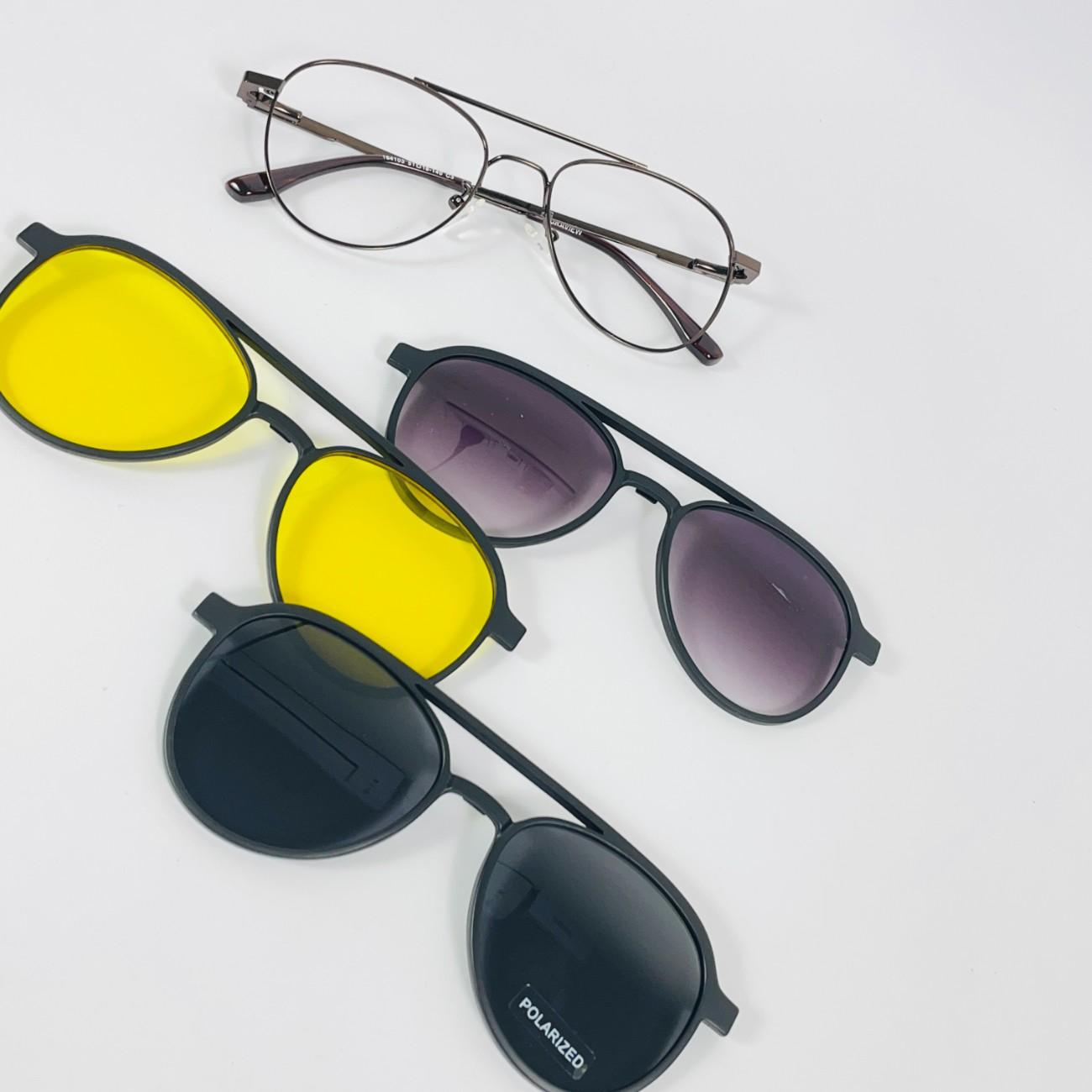 Aviator Clip-on Polarized Glasses