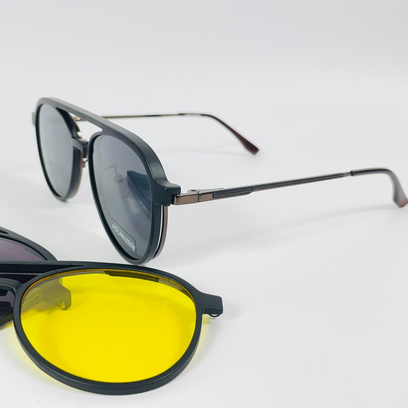 Aviator Clip-on Polarized Glasses