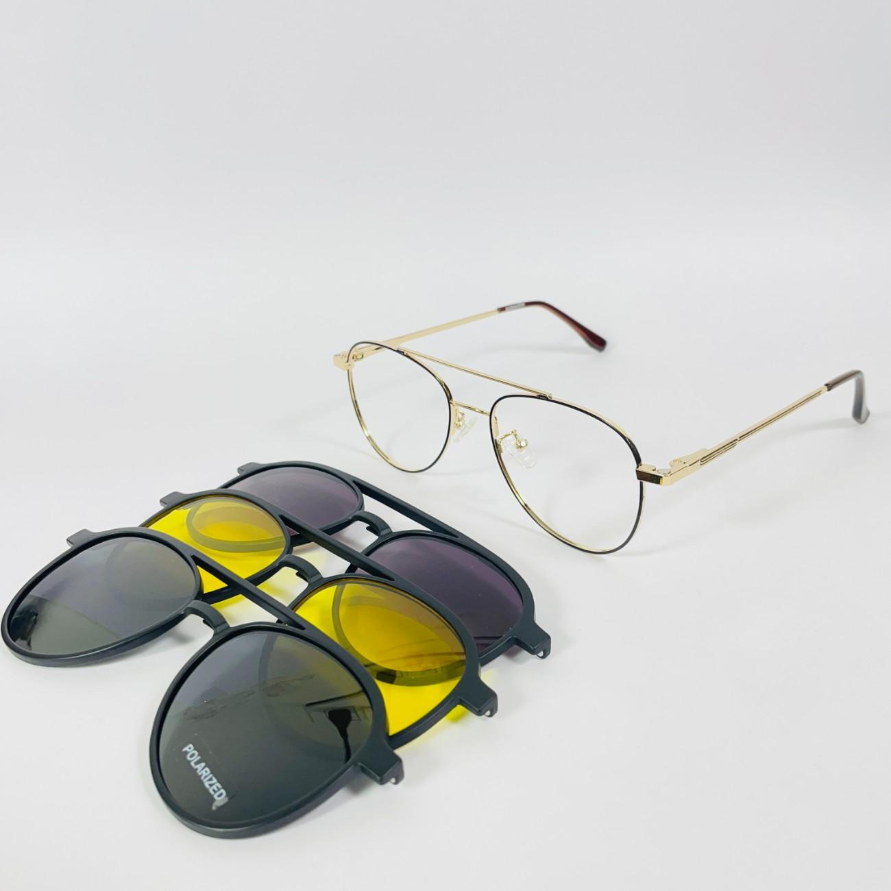 Aviator Clip-on Polarized Glasses