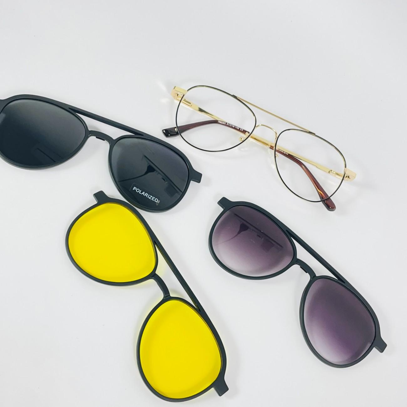 Aviator Clip-on Polarized Glasses