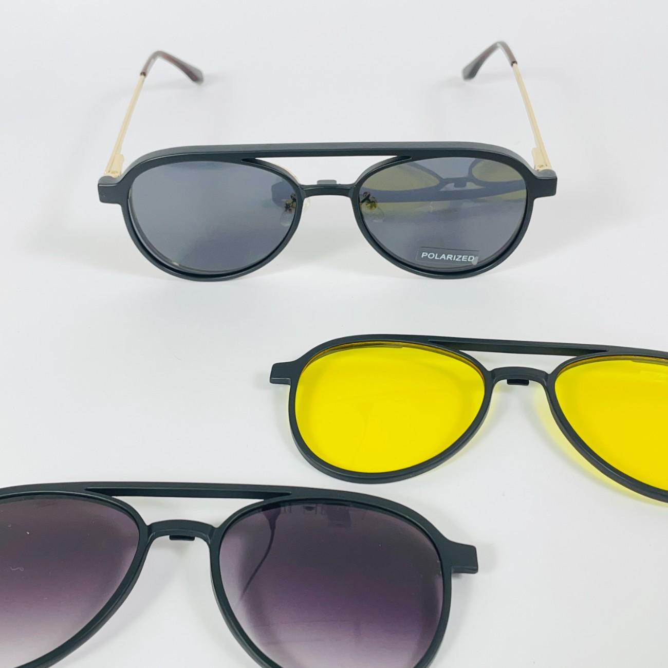 Aviator Clip-on Polarized Glasses