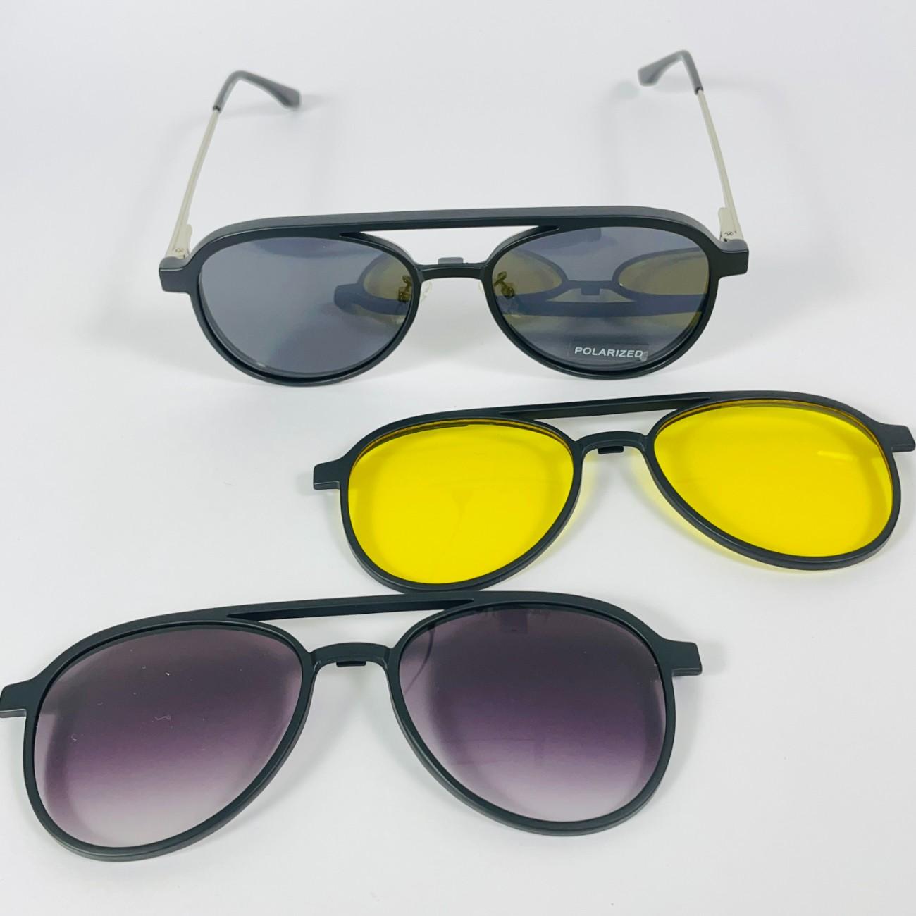 Aviator Clip-on Polarized Glasses