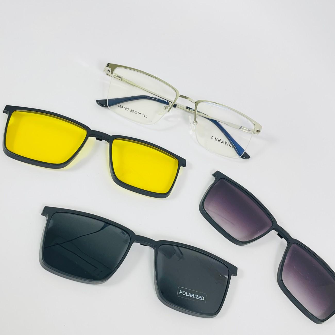 Half Rim Clip-on Polarized Glasses