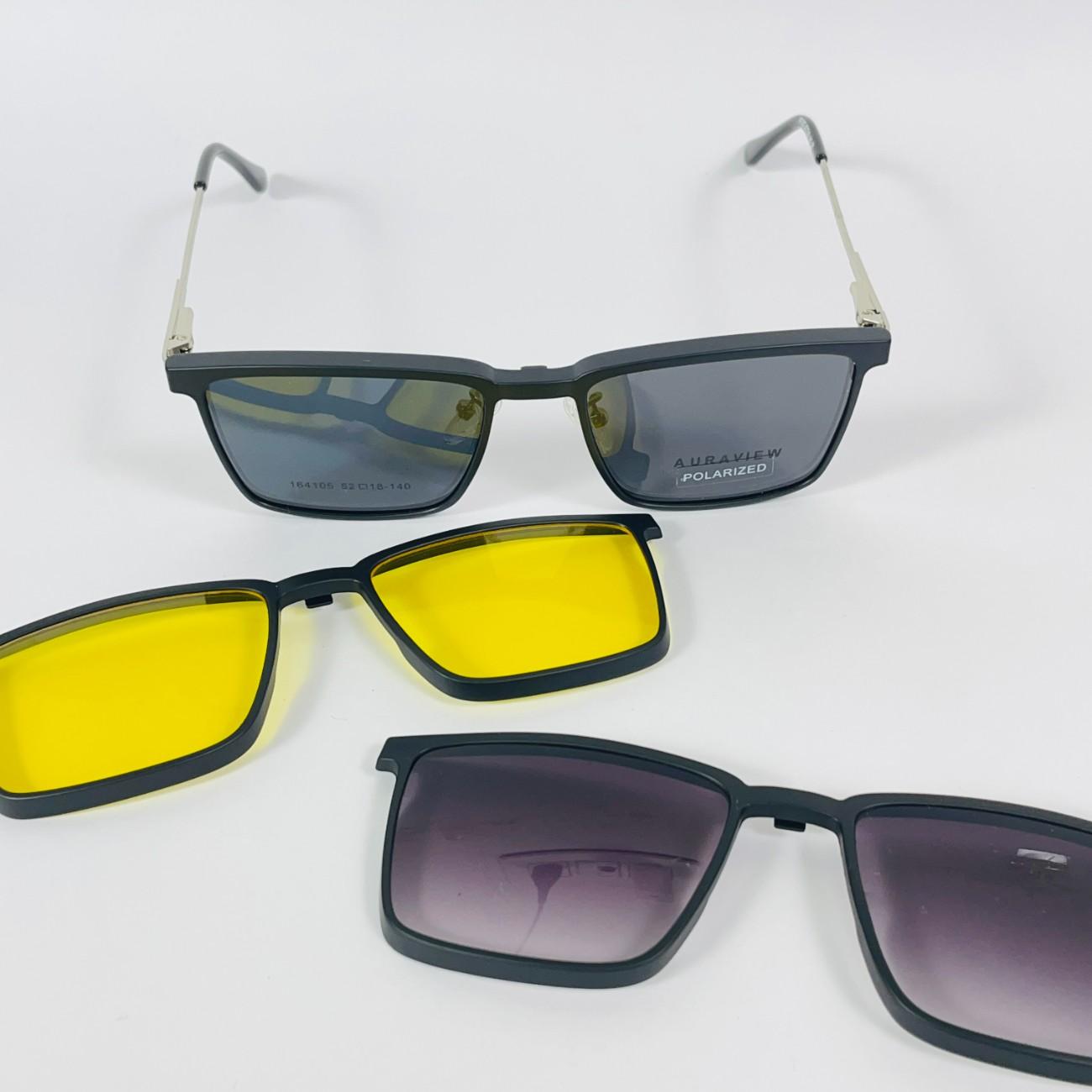 Half Rim Clip-on Polarized Glasses