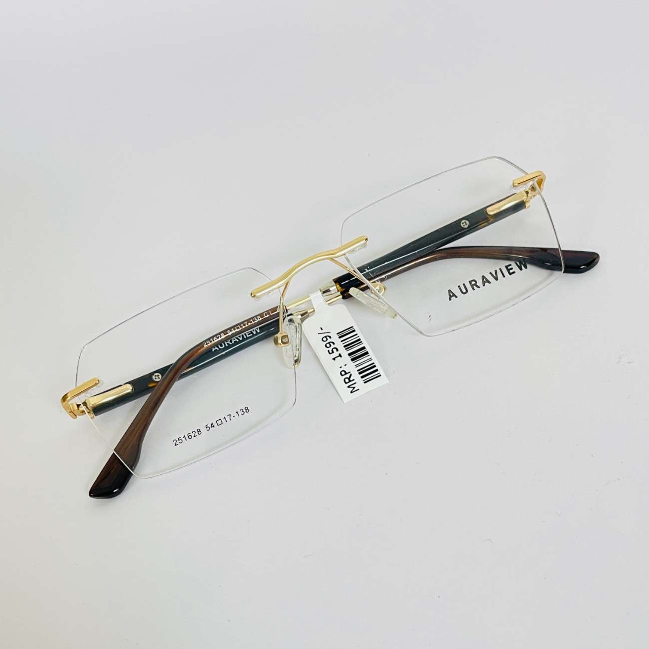 Square Cut Rimless Frame - Hing & Queen