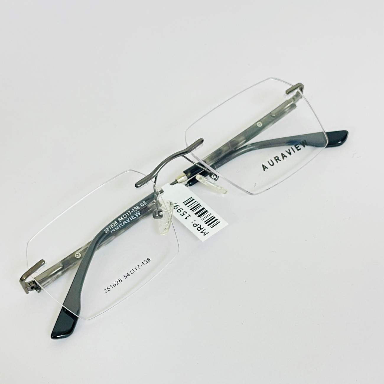 Square Cut Rimless Frame - Hing & Queen