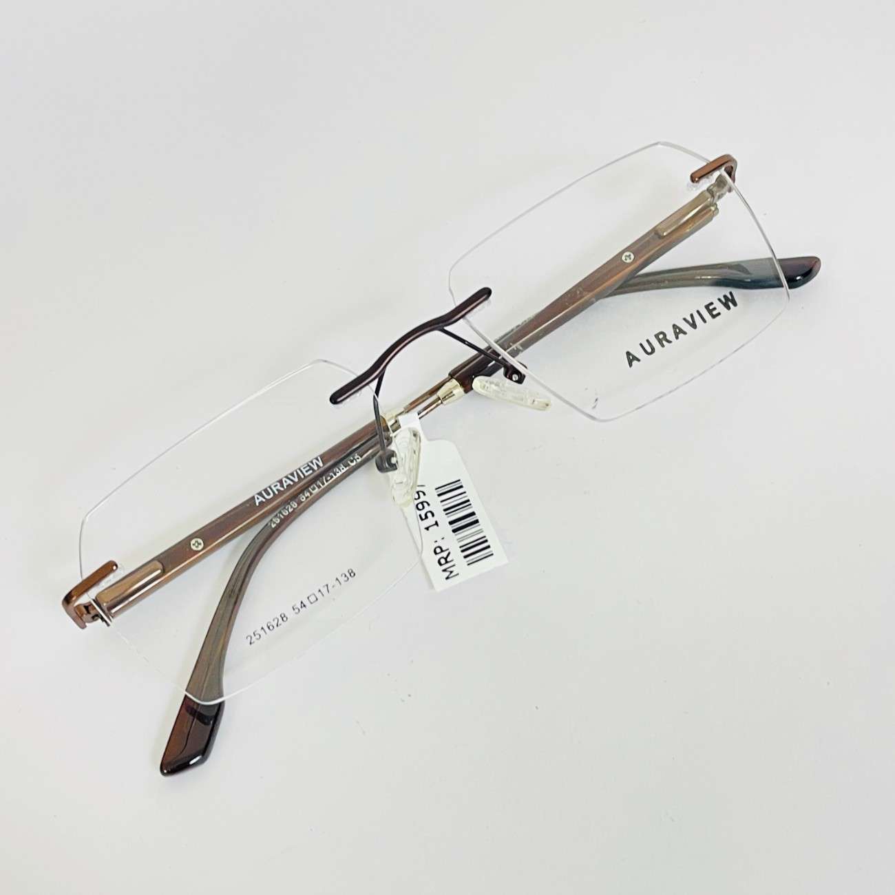 Square Cut Rimless Frame - Hing & Queen