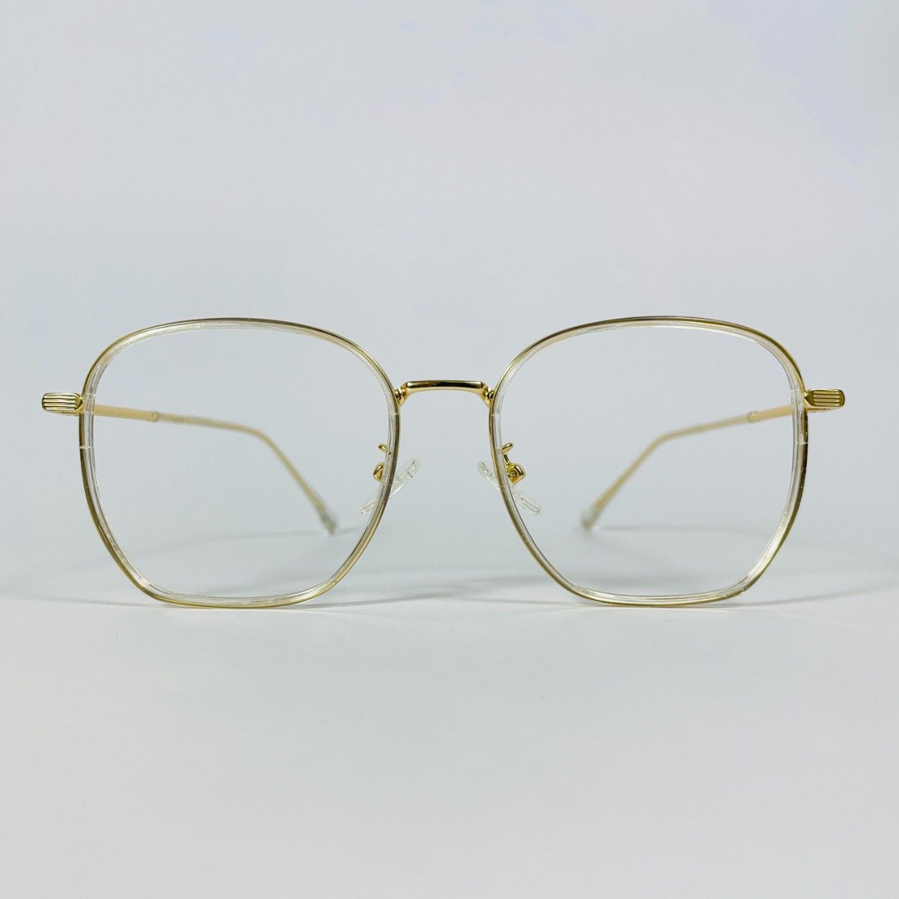 Round Metal Double Rim Trendy Frame