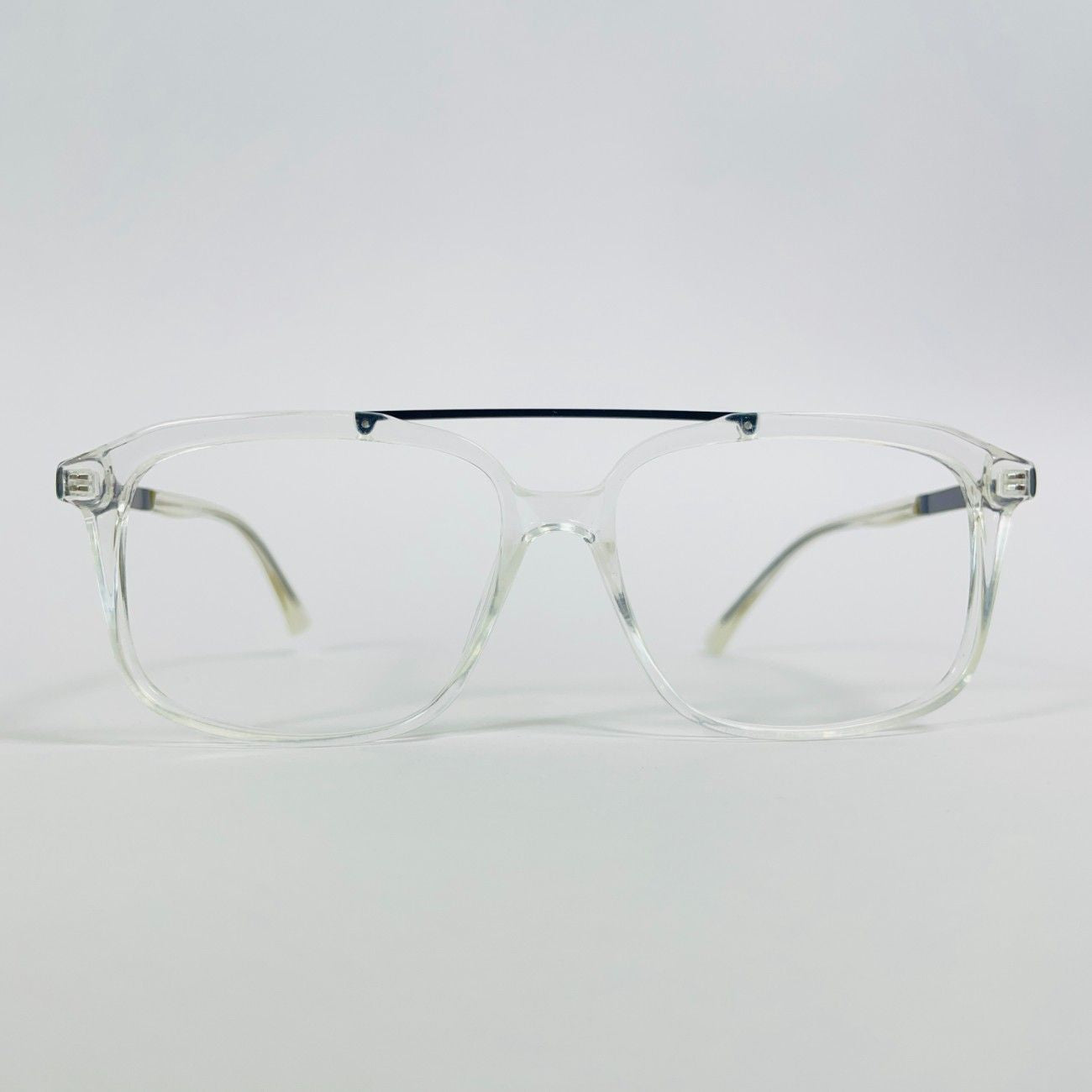 Rectangle Bar Acetate Trendy Frame