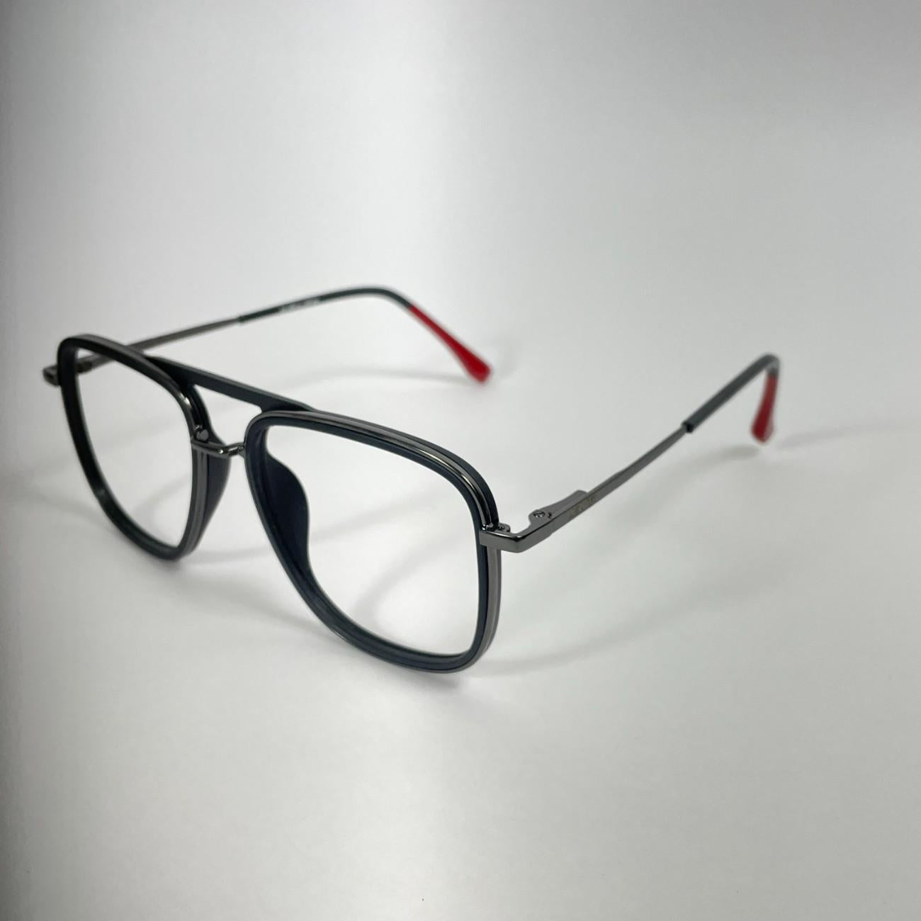 Square Bar Double Rim Metal Frame