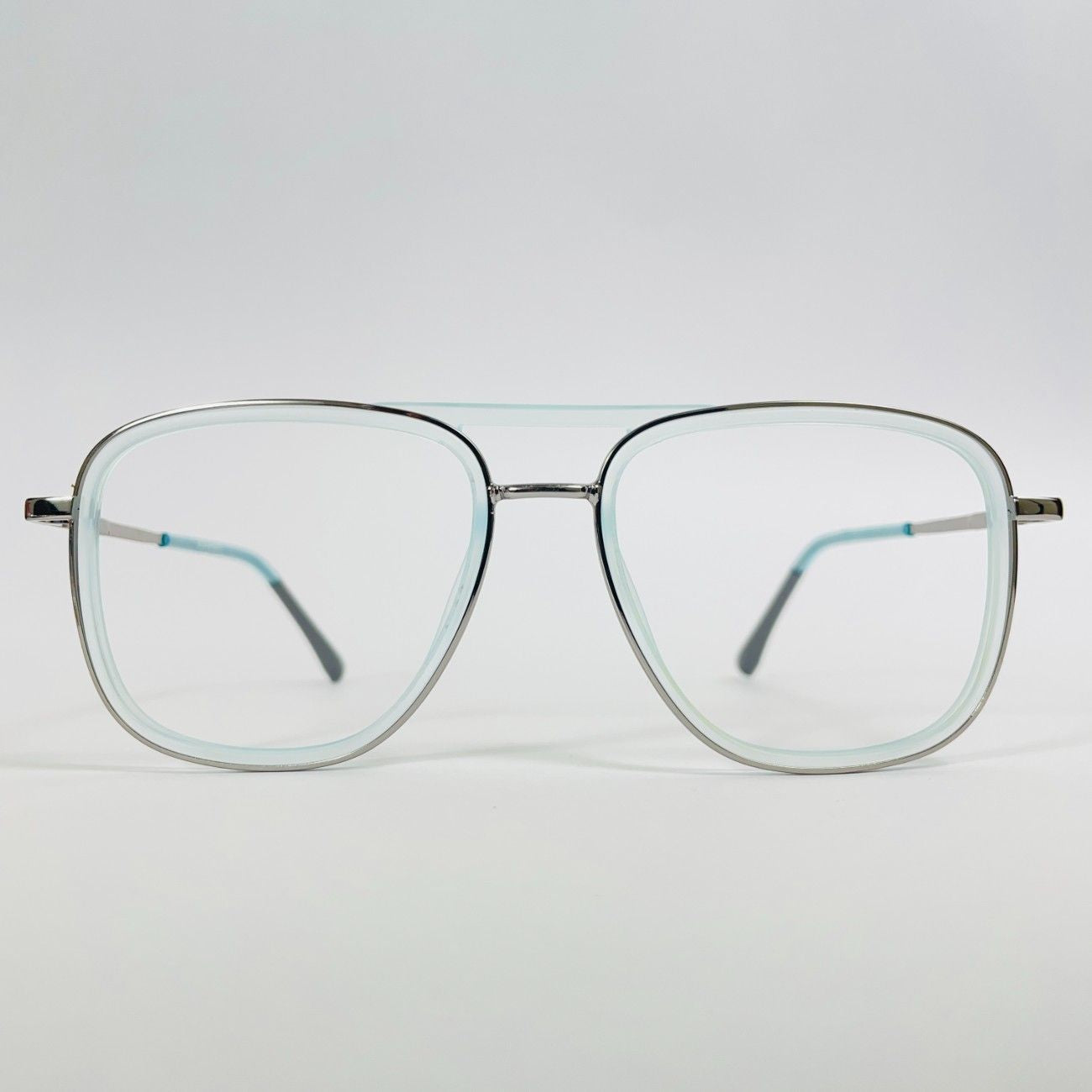 Square Bar Double Rim Metal Frame