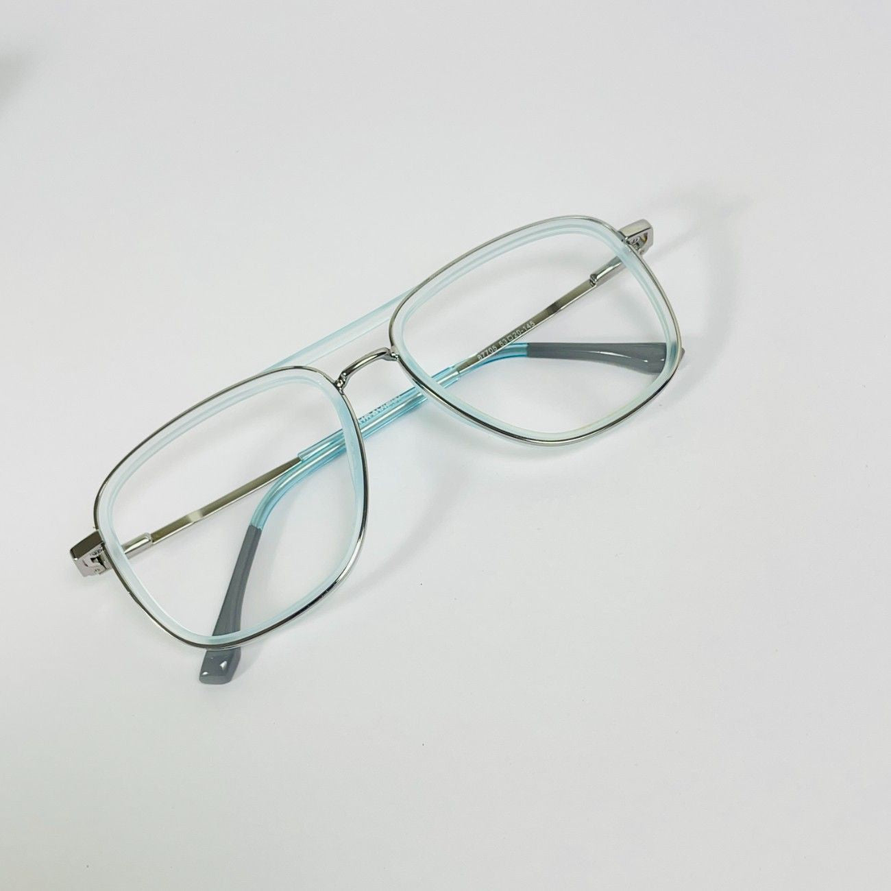 Square Bar Double Rim Metal Frame
