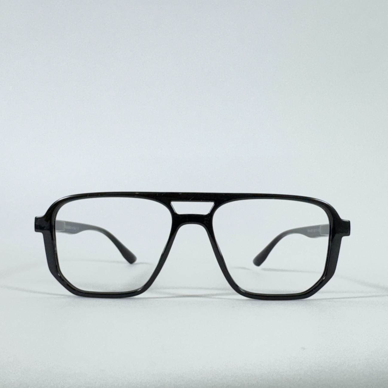 Bar Square Clip-on Glasses