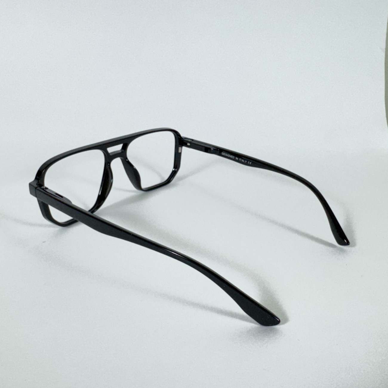 Bar Square Clip-on Glasses