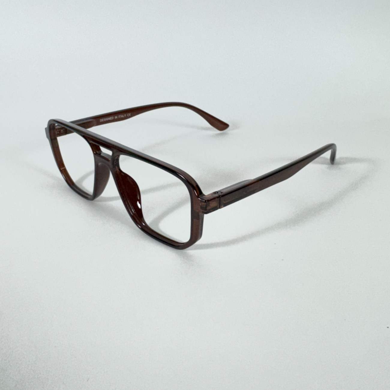 Bar Square Clip-on Glasses