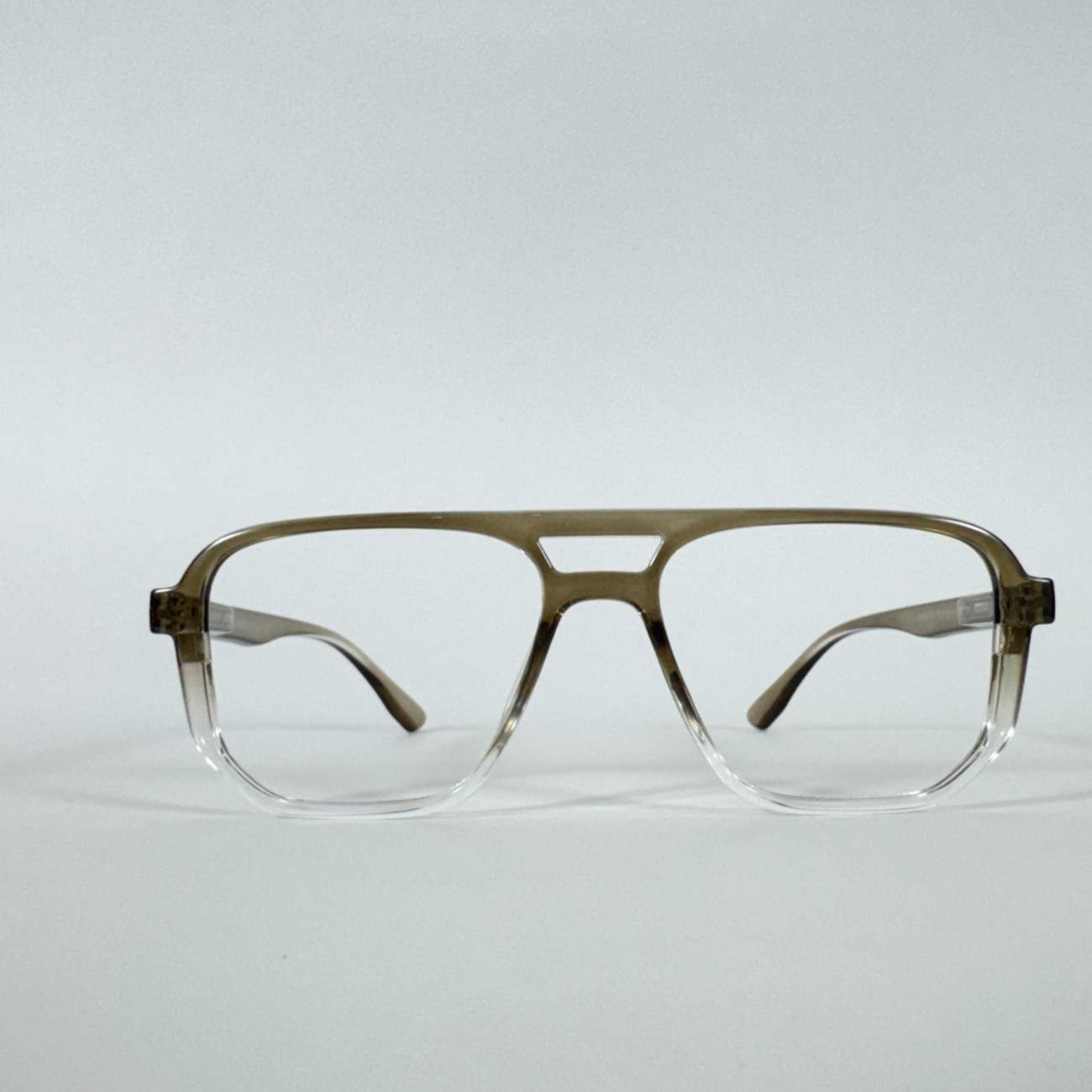 Bar Square Clip-on Glasses