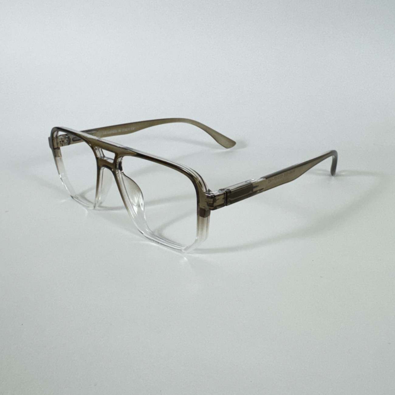 Bar Square Clip-on Glasses