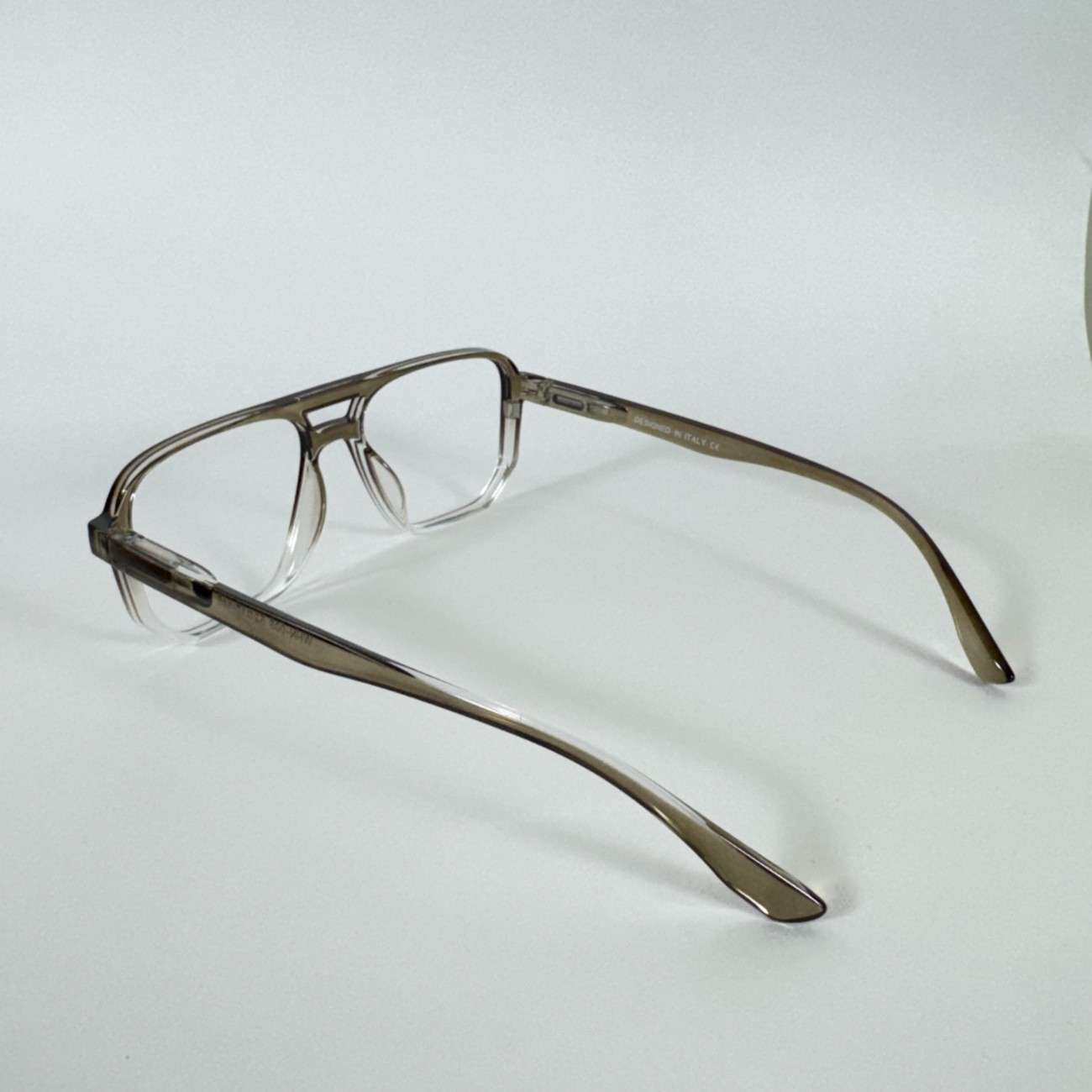 Bar Square Clip-on Glasses