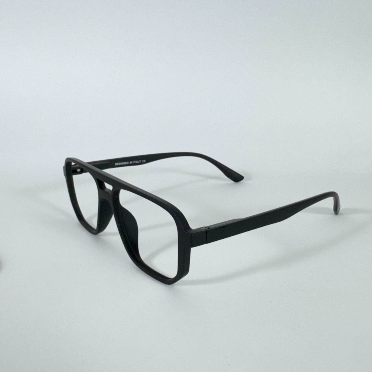 Bar Square Clip-on Glasses