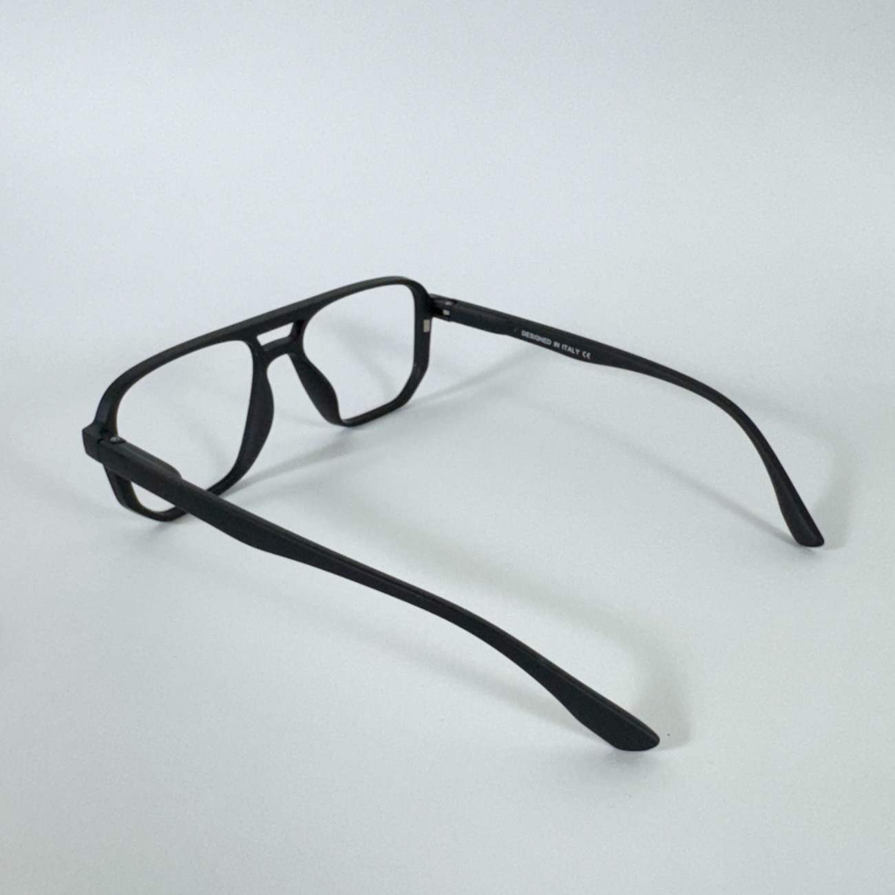 Bar Square Clip-on Glasses