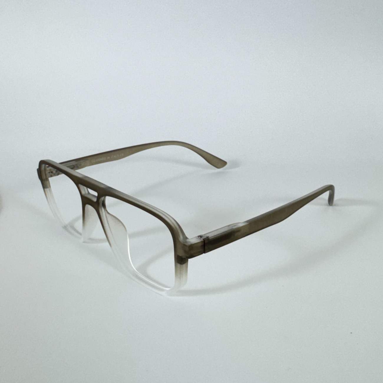 Bar Square Clip-on Glasses