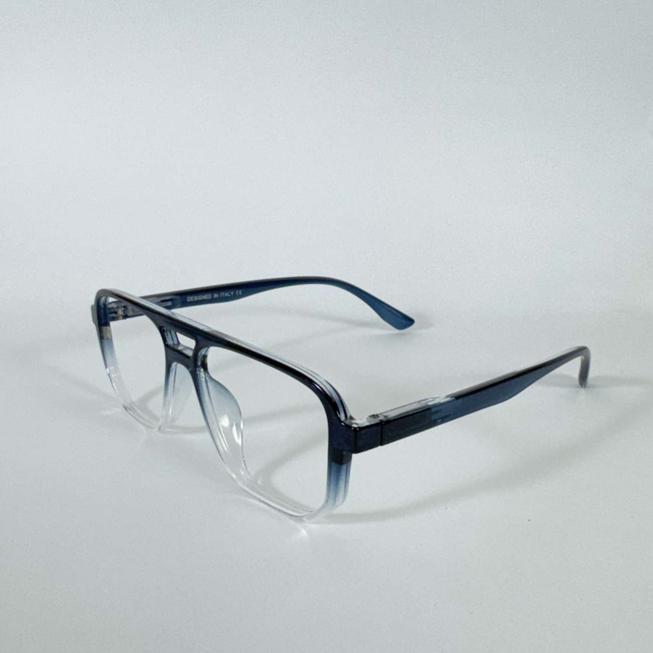 Bar Square Clip-on Glasses