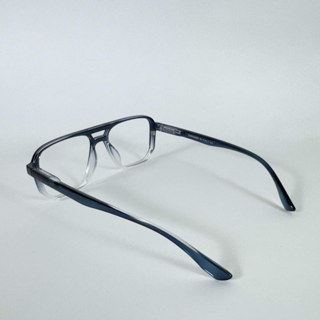 Bar Square Clip-on Glasses