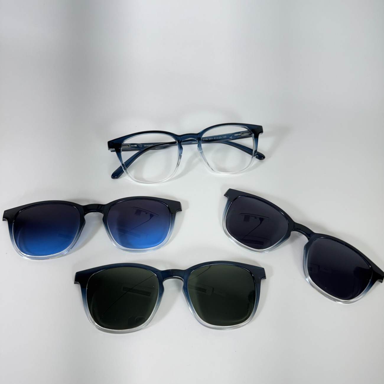Hustlr Shape Clip-On Glasses