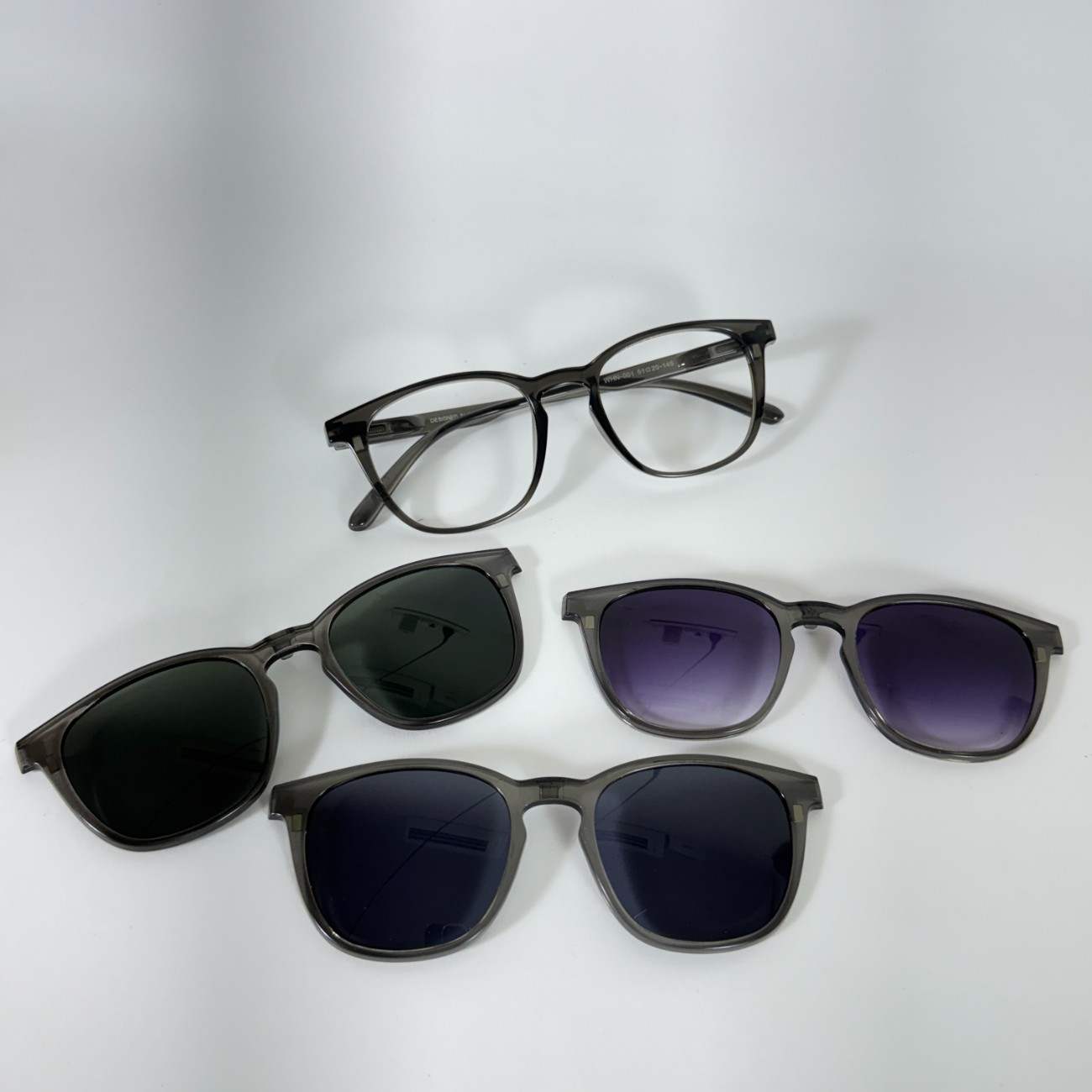 Hustlr Shape Clip-On Glasses
