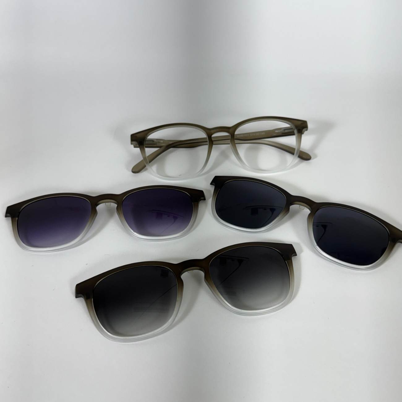 Hustlr Shape Clip-On Glasses