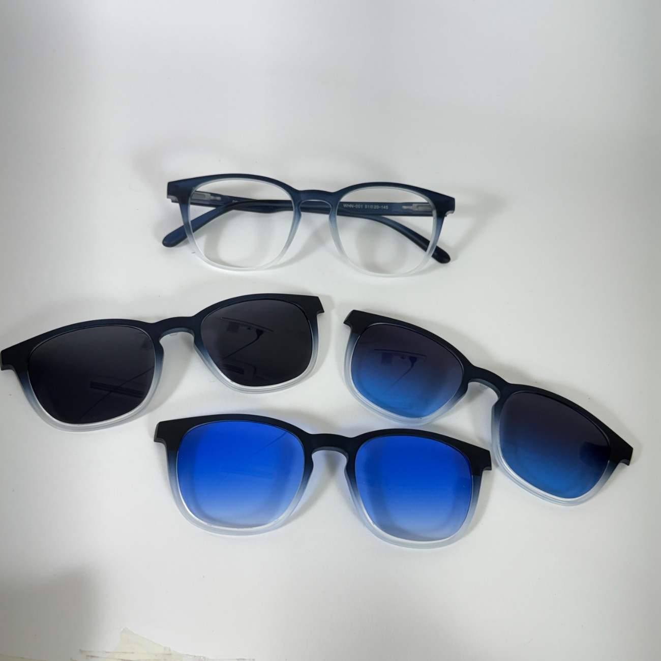 Hustlr Shape Clip-On Glasses