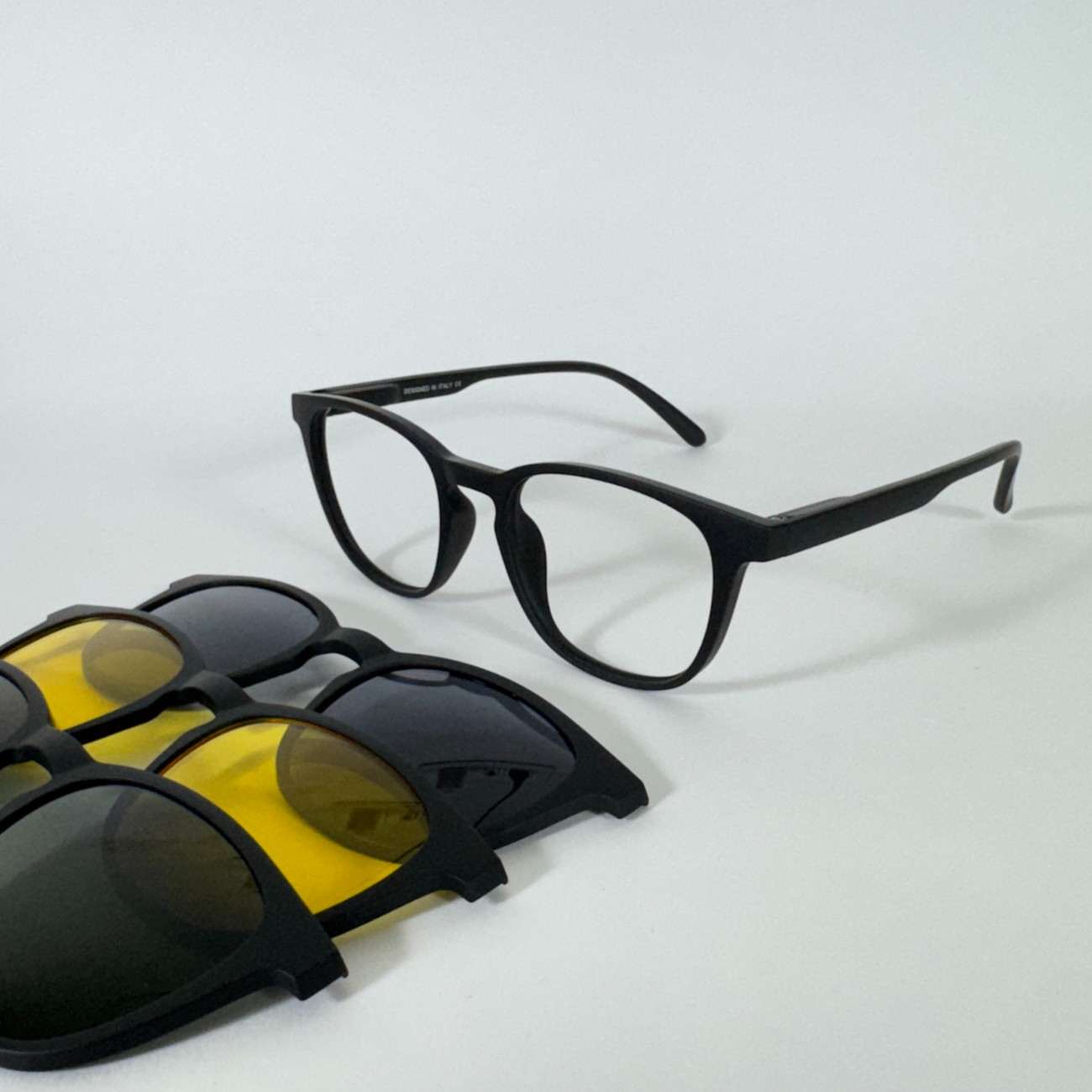 Hustlr Shape Clip-On Glasses
