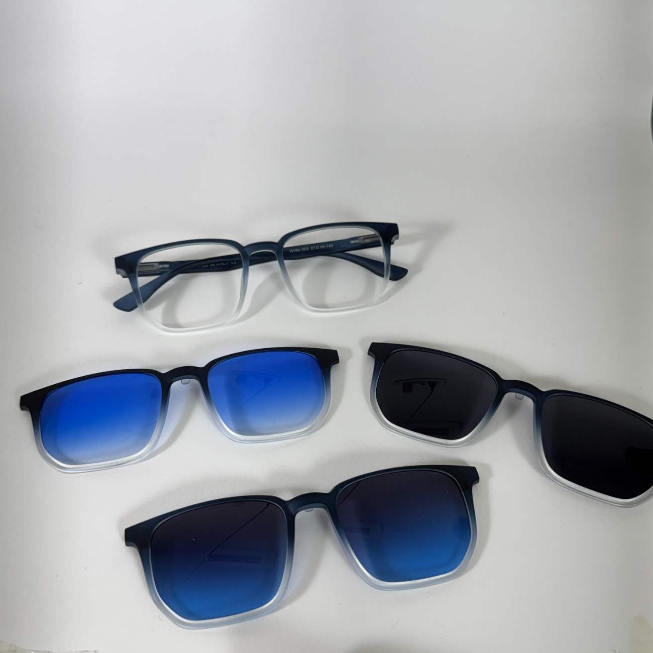 Square Shape Clip-On Glasses